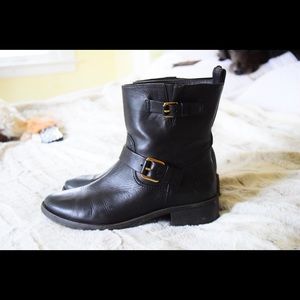 Tory Burch Black Leather Boots